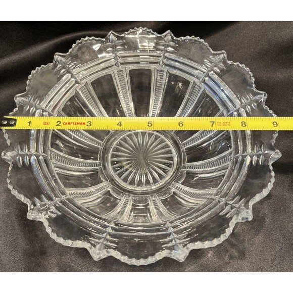 Antique Paris Bryce Higbee And Company Early American, Pattern Glass Bowl - Picture 9 of 11